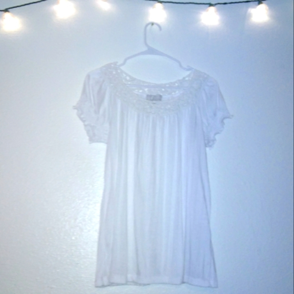 Carolyn Taylor Lace Detail Top